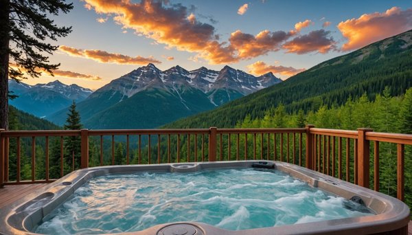 Top 5 lieux de séjour originaux avec jacuzzi au milieu de la nature