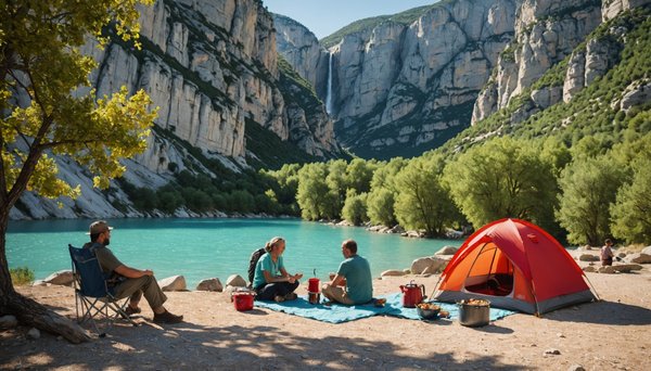 Sejour en camping dans les gorges du verdon en famille
